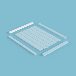 Молдинг финишный Cosca MF003 50х17 2800мм Экополимер