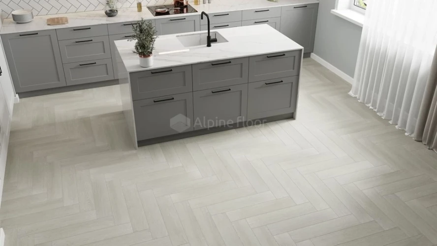 Виниловый Ламинат Альпайн флор / Alpine floor Parquet Light Eco 13-6 Зимний лес на Otdelka1.ru