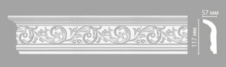 Потолочный плинтус Decomaster 95343 на Otdelka1.ru
