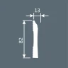 Плинтус Cosca PX030 82х13 2000мм Экополимер на otdelka1.ru