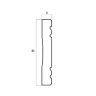 Молдинг Cosca 80-2 Гирлянда слон. кость W1080-2/W25 на Otdelka1.ru