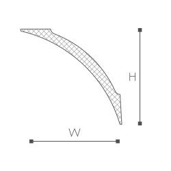 PURE NE3 карниз Nomastyl NMC 82х82х2000 мм