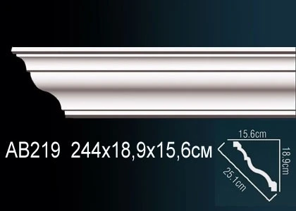 Карниз Perfect / Перфект AB219 на otdelka1.ru