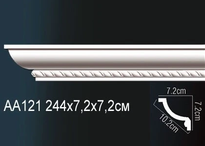 Карниз Perfect / Перфект AA121 на otdelka1.ru