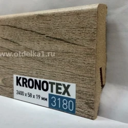 Плинтус МДФ Кронотекс / Kronotex 3180 Дуб рип натуральный