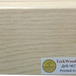 Плинтус МДФ Теквуд / Teckwood 75мм Дуб Честер