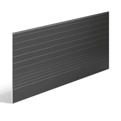 База 108мм. для теневого/скрытого плинтуса Laconistiq Universal Base Черный анодированный