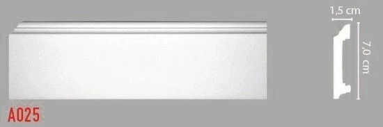 Плинтус напольный Decomaster A025 на Otdelka1.ru