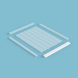 Молдинг финишный Cosca MF004 30х17 2800мм Экополимер