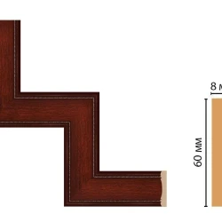Декоративный угловой элемент Decomaster 185-1-52