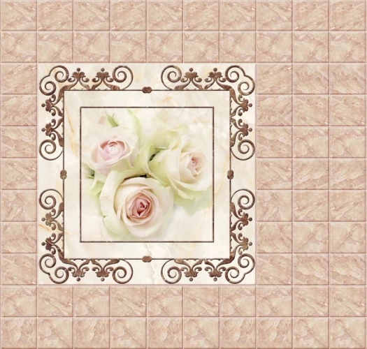 Виниловый ламинат Novita Дизайнерские 3D полы Чайная Роза на otdelka1.ru