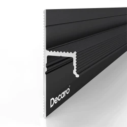 Универсальный профиль Decaro D002 Черный анодированный