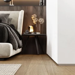 Теневой профиль ФЕСО напольный 20мм Серебристый