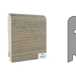 Плинтус шпонированный Finitura Dekor 83x19 №019