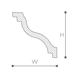 SL карниз Nomastyl NMC 100х100х2000 мм