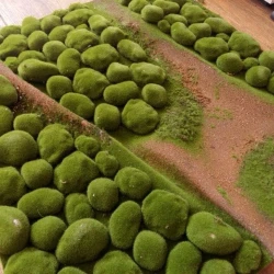 Искусственный мох AF камушки дизайн № 12