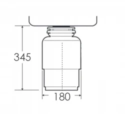 Измельчитель пищевых отходов Oulin KDS553