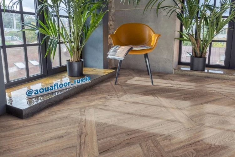 Виниловый Ламинат Аквафлор / Aquafloor Space Parquet Light AF4503PQL на Otdelka1.ru