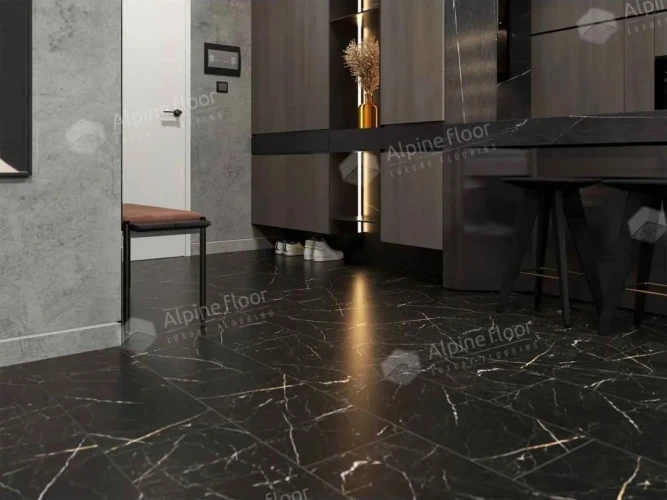 Виниловая плитка Альпайн флор / Alpine Floor Light Stone Eco 15-21 Неро на otdelka1.ru