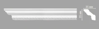 Потолочный плинтус Decomaster 95637 гибкий на Otdelka1.ru