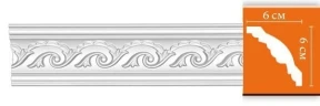 Потолочный плинтус гибкий Decomaster 95610 на Otdelka1.ru