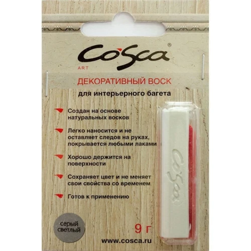 Воск мягкий Cosca Серый светлый на otdelka1.ru