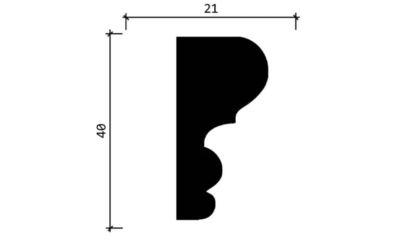 Молдинг Decor Dizayn DD608 на otdelka1.ru