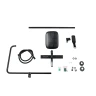 Душевая система Royce Касто RCS-110104BL, с изливом, черн. мат. на Otdelka1.ru