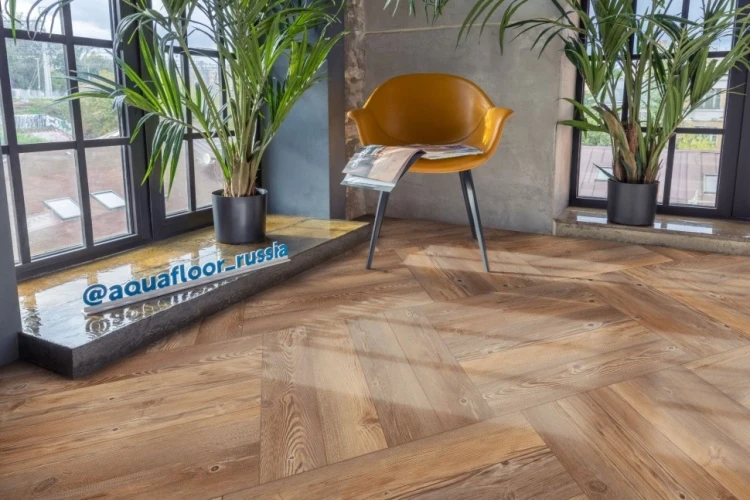 Виниловый Ламинат Аквафлор / Aquafloor Space Parquet Light AF4504PQL на otdelka1.ru