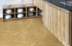 Замковая напольная пробка Коркстайл / Corkstyle Chevron Gold на Otdelka1.ru