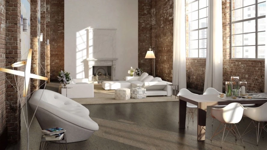 Клеевая напольная пробка Фоментарино / Fomentarino Classic collection Cenere 900x100 на otdelka1.ru