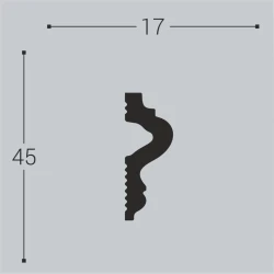 Молдинг bello deco XPS М 10 45x17