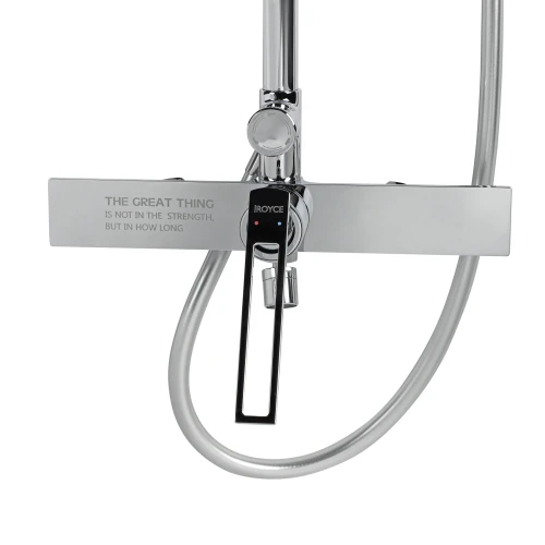 Душевая система Royce Касто RCS-110104CR, с изливом, хром на Otdelka1.ru