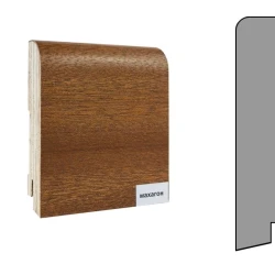 Плинтус шпонированный Finitura Dekor 120x30 прямой Махагон