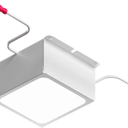 Светильник светодиодный Грильято 100x100 Pelin PIX 6 Металлик