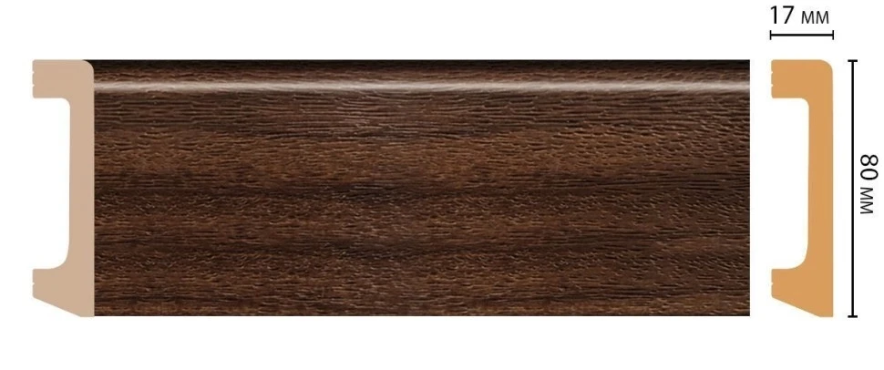 Плинтус напольный Decomaster D235-438 на otdelka1.ru