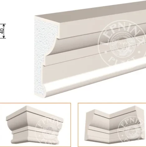 Фасадный карниз LepninaPlast КВ-250/1 на otdelka1.ru