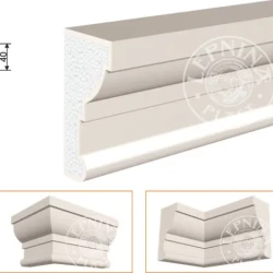 Фасадный карниз LepninaPlast КВ-250/1