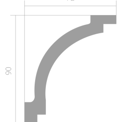 Карниз Ultrawood CR 2340 2000x85x65