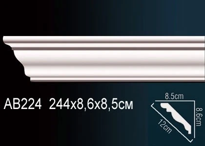 Карниз Perfect / Перфект AB224 на Otdelka1.ru