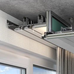 Теневая рейка Laconistiq Multilevel Dual Черная анодированная