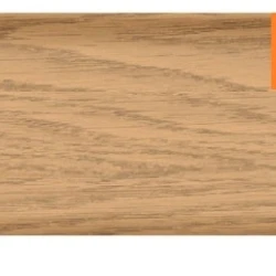 Плинтус пластиковый с кабель-каналом Т пласт / T Plast 058 Ясень натуральный (уценка)