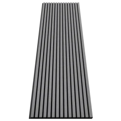 Акустическая реечная панель Cosca шпон Дуб Ардженто светло-серый 2750 мм