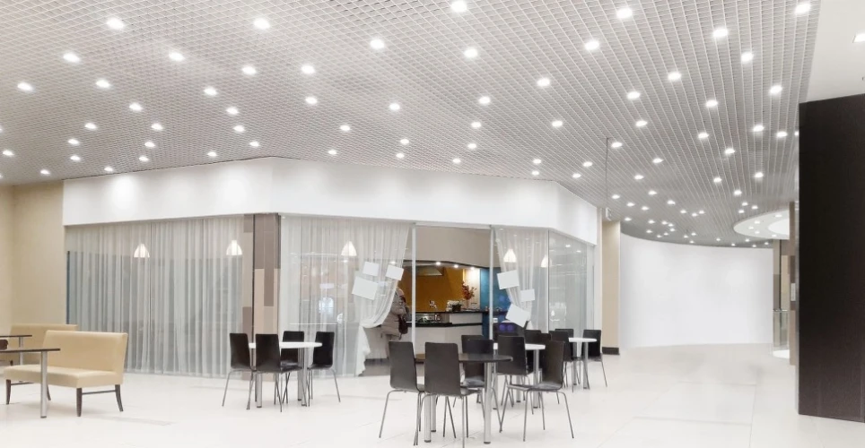 Светильник светодиодный Грильято 100x100 Pelin PIX 6 Черный на otdelka1.ru