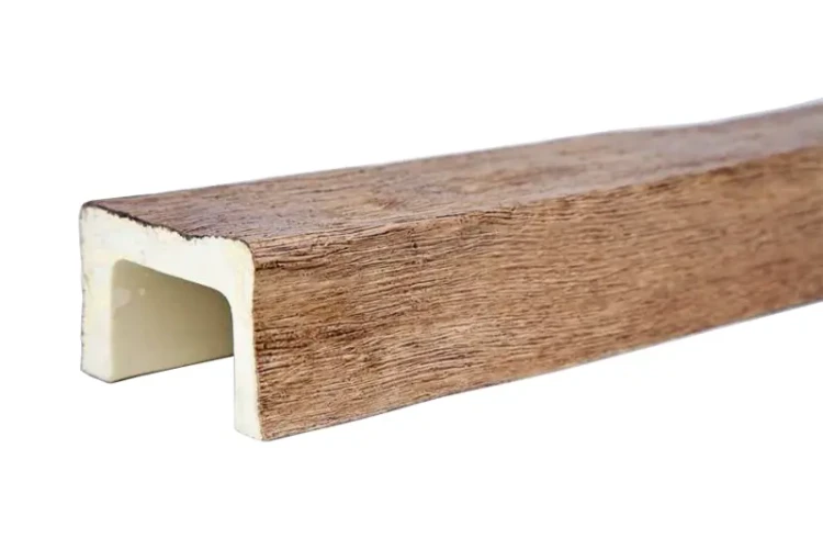 Балка Уникс Б1 полиуретановая Светлый дуб на otdelka1.ru