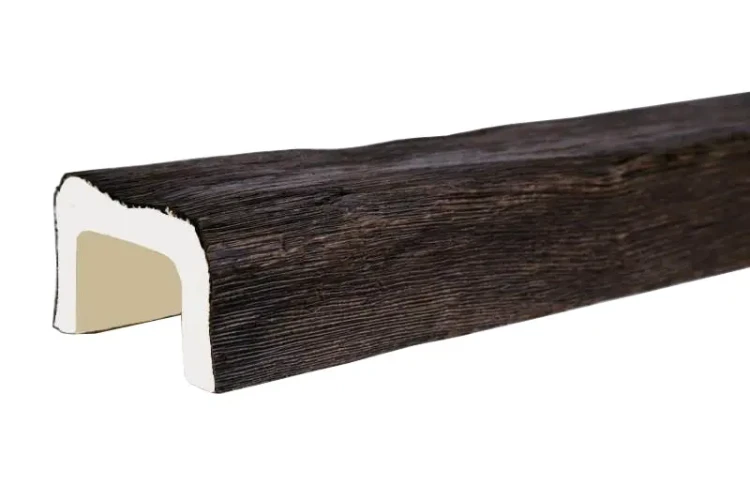 Балка Уникс Б1 полиуретановая Тёмный дуб на otdelka1.ru