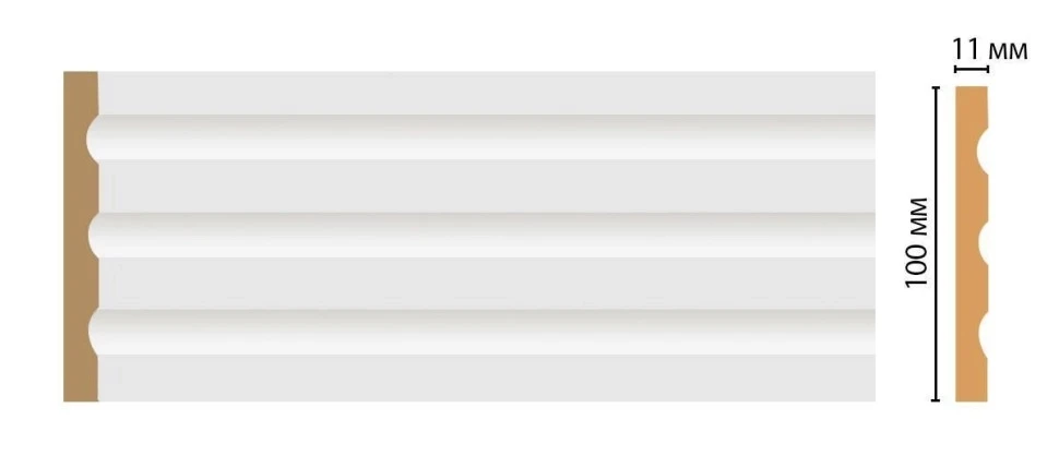 Пилястра молдинг Decomaster D201 на otdelka1.ru