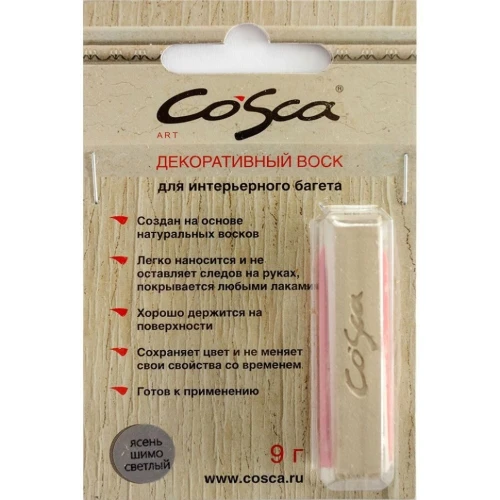 Воск мягкий Cosca Ясень шимо светлый на Otdelka1.ru