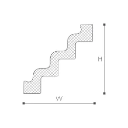 ST4 карниз Nomastyl NMC 130х130х2000 мм