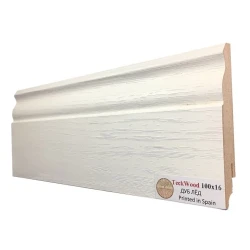Плинтус МДФ Теквуд / Teckwood 100 мм Дуб Лед